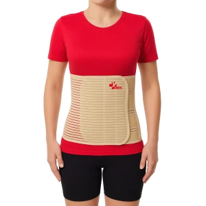 Pas brzuszny pooperacyjny MEK 3002 beżowy elastyczny z 4 fiszbinami 