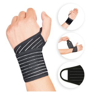 Stabilizator nadgarstka MEK 6001 elastyczny czarny